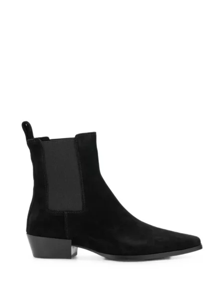Botine chelsea Strategia Shoes din piele de căprioară negru