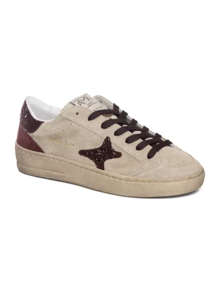 Sneakersy Ama Brand skórzane beżowe