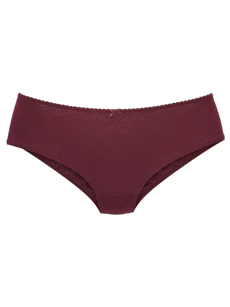 LASCANA Slip vin roșu