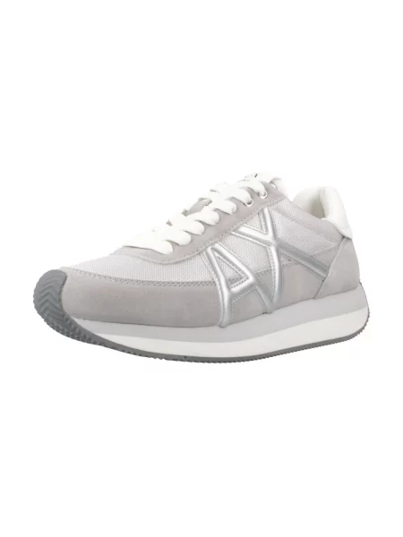 Sneakersy Armani Exchange z logo szare