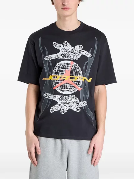 Grafic tricou Jordan negru