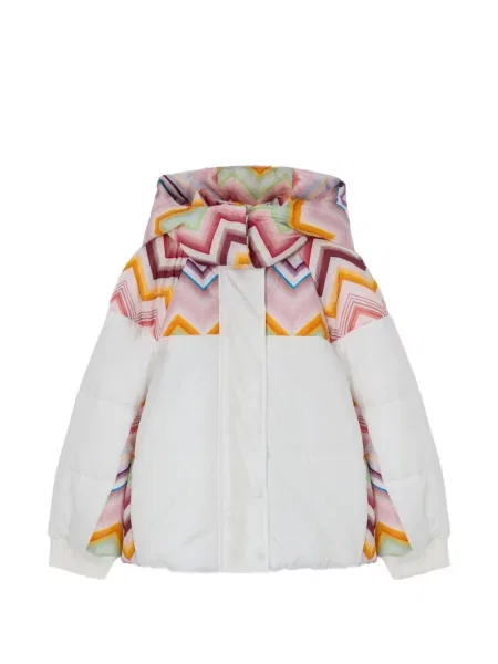 Płaszcz dziecięcy Missoni biały
