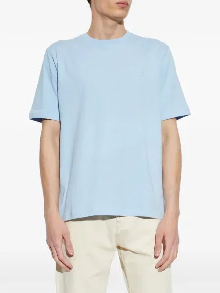 Tricou Samsøe Samsøe cu broderie albastru