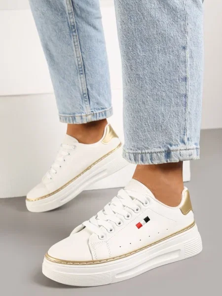 Sneakerși Inny alb