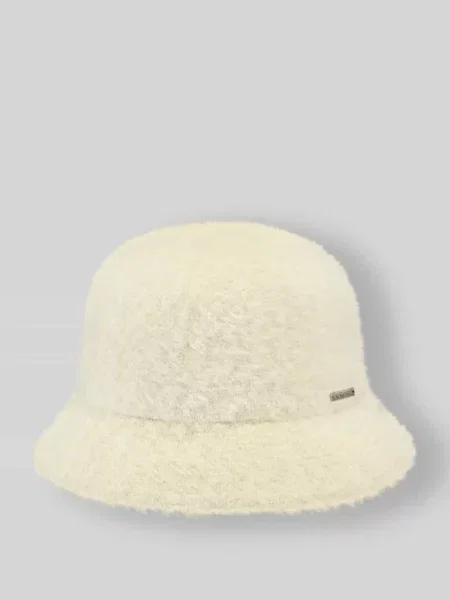 Czapka Barts ze sztucznego futra biała