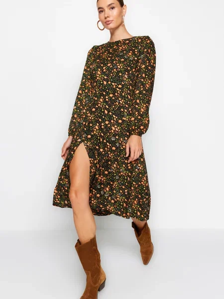 Rochie Trendyol țesută negru