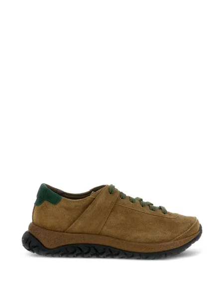 Sneakerși Birkenstock cu șireturi din dantelă maro