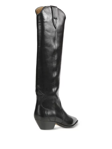 Botine Marant Etoile cu toc conic negru