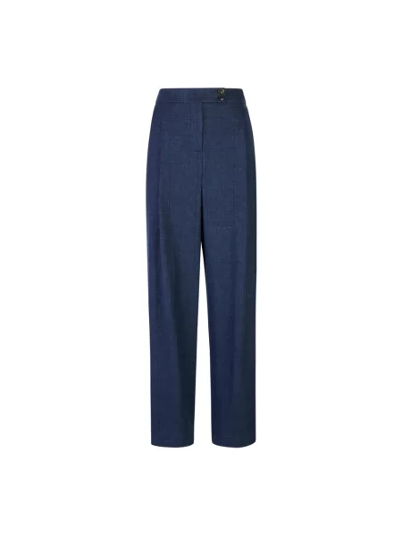 Spodnie Eleventy wełniane niebieskie