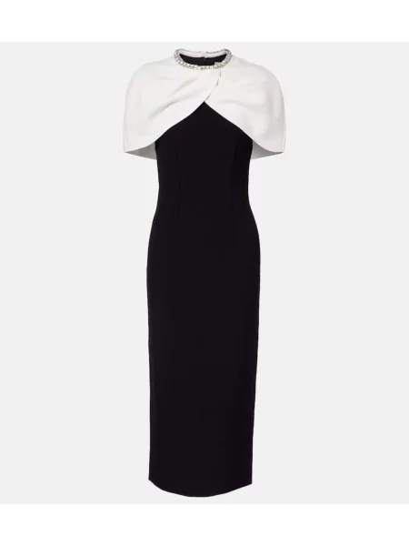 Rochie de cocktail Roland Mouret de cristal de costum negru