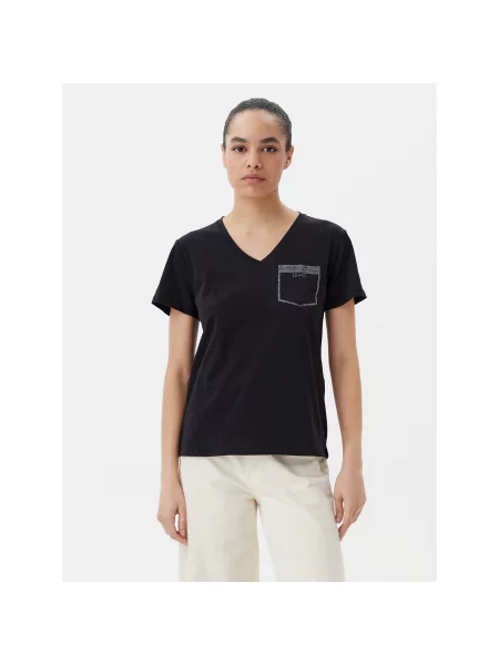Liu Jo Sport T-Shirt Regular Fit μαύρο