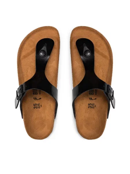 Birkenstock Japonki Gizeh Bs czarny