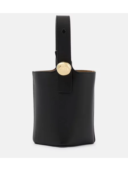 Geantă bucket Loewe din piele negru
