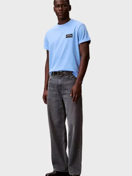 Футболка Calvin Klein Jeans блакитна
