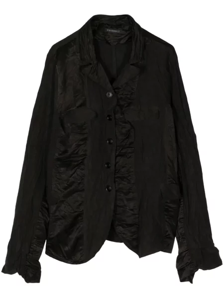 Lniana marynarka Rundholz czarna