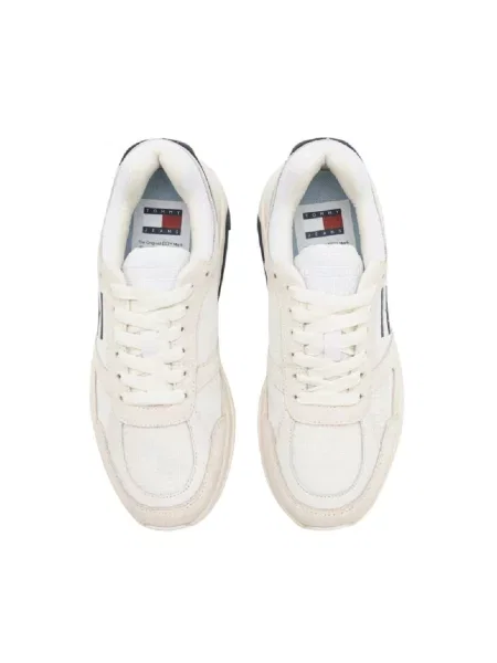 Sneakersy Tommy Hilfiger skórzane białe