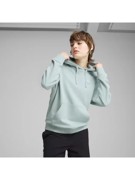 Wygodna bluza z kapturem ESS ELEVATED PUMA Modern Mint Green zielona