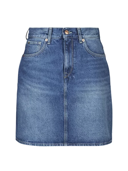 Mini fustă din denim Pepe Jeans mini albastru