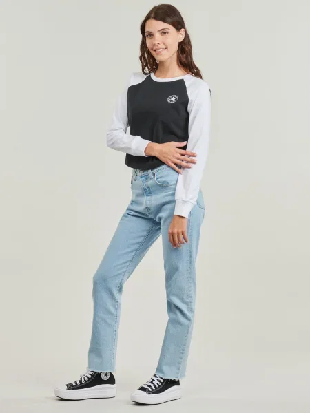Tricou mânecă lungă Converse alb