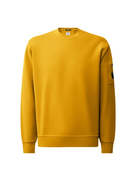 Bluza C.p. Company zamszowa żółta