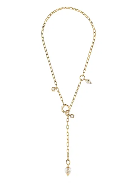 Colier Philipp Plein de cristal auriu