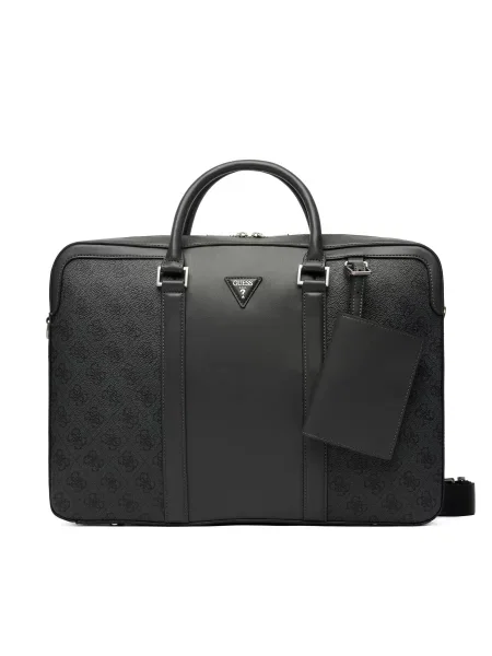 Τσάντα για laptop Guess HMMILL Γκρι μαύρο