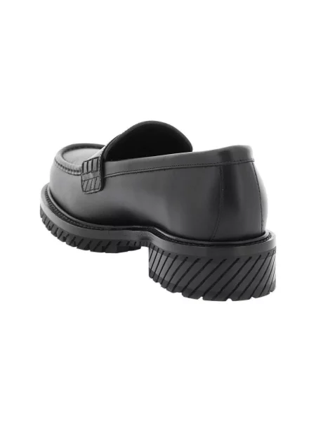 OFF-WHITE De piele pantofi loafer alb