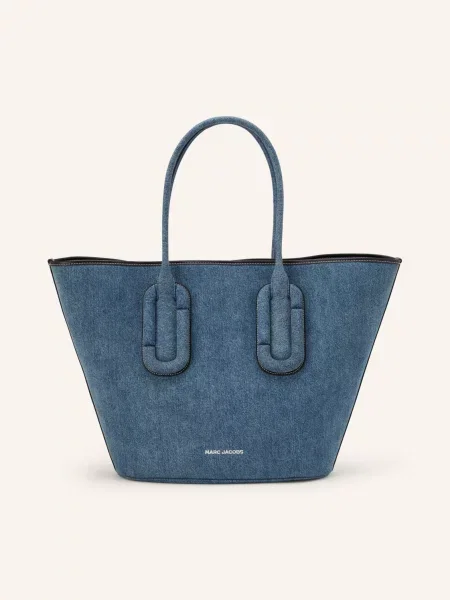 Shopper kabelka Marc Jacobs modrá