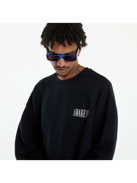 Awake NY dukserica Awake Crewneck crna