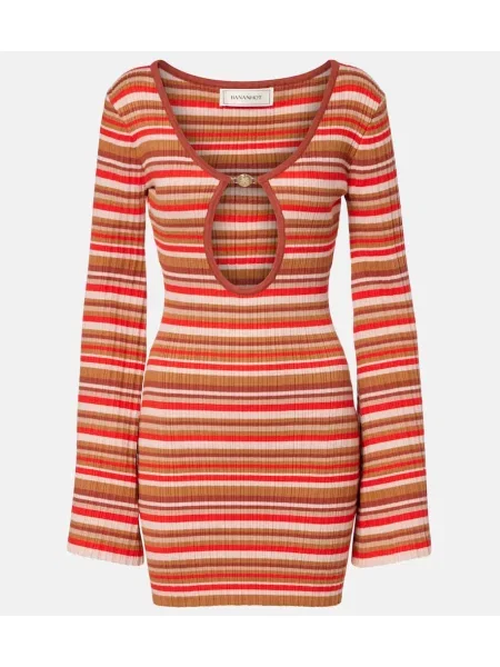 Rochie Bananhot cu dungi tricotate