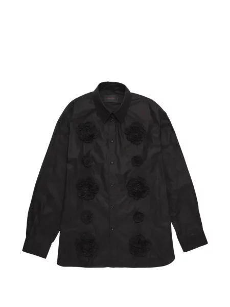 Cămașă Simone Rocha cu model floral cu aplicații negru