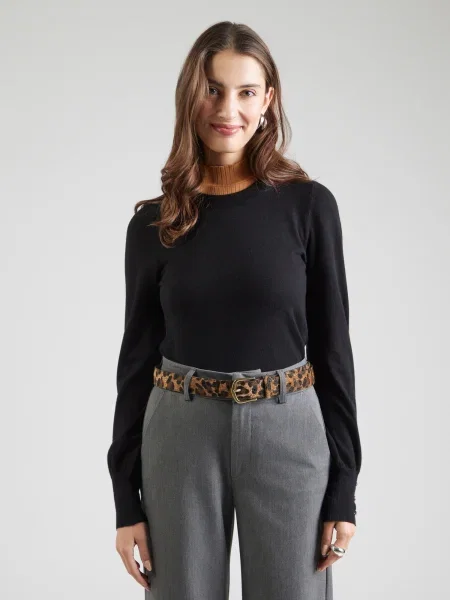 VERO MODA Pulover VMHAPPY' negru