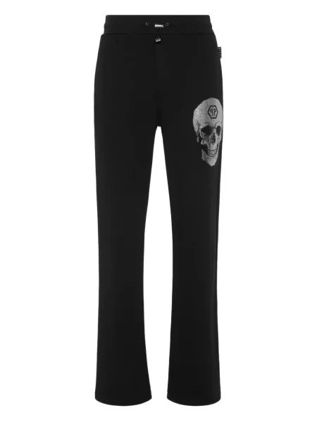Pantaloni Philipp Plein alergare negru
