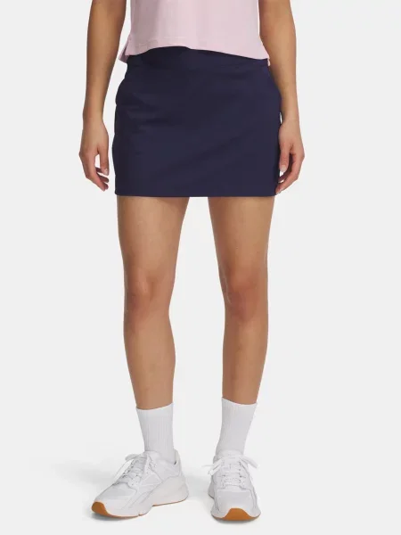 Pletené plisované šortky Under Armour modrá
