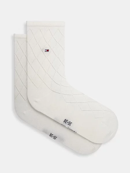Ponožky Tommy Hilfiger bílá