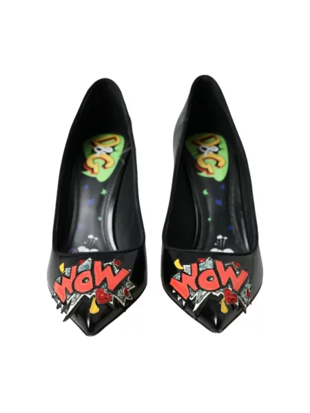 Czółenka Dolce And Gabbana na szpilce czarna