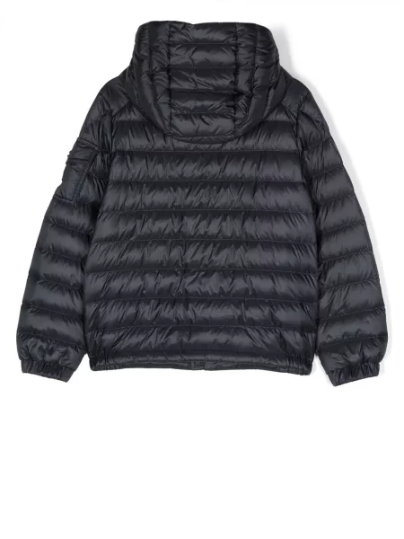 Kurtka dziecięca Moncler Enfant niebieska