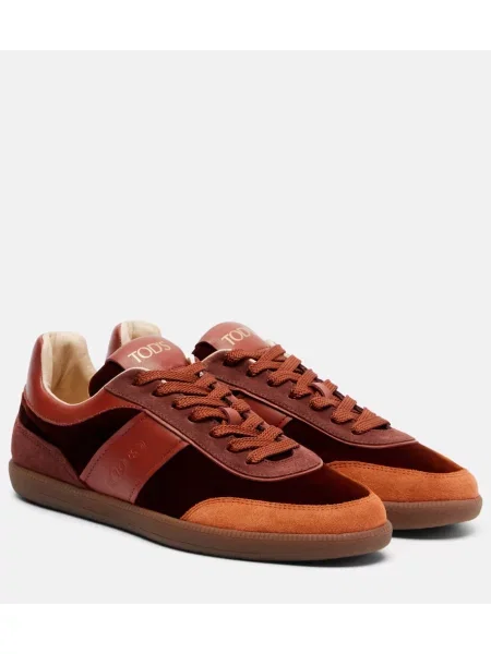 Sneakerși Tod's din piele maro
