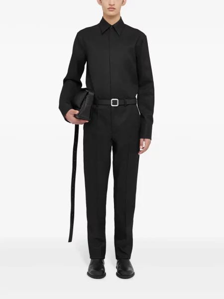 Риза Jil Sander кепър черно