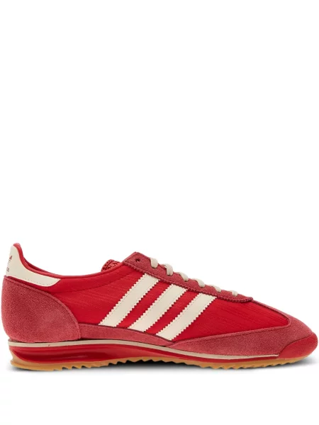 Sneakerși Adidas Gazelle din piele cu bretele albastru