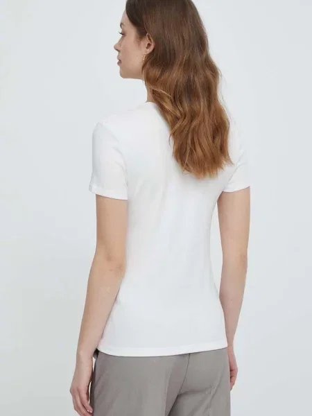 Tričko Lauren Ralph Lauren béžová