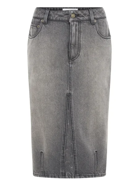 Midi spódnica midi Marine Serre szara