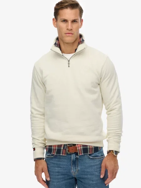Palton Superdry & Co de lână alb