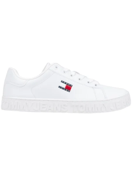 Sportcipők Tommy Jeans Tjw Logo Outsole Sneaker Ess fehér