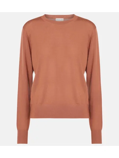 Pulover Dries Van Noten de lână portocaliu