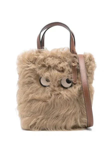 Шопинг чанта Anya Hindmarch от овча кожа