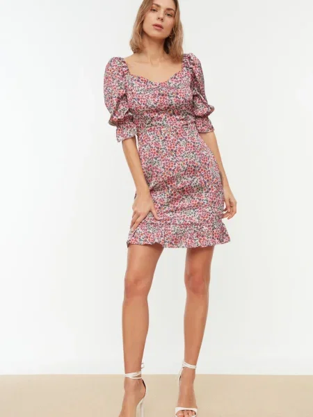 Sukienka mini Trendyol szara