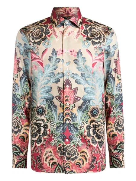 Cămașă Etro cu model floral cu imagine