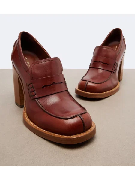 Pantofi cu toc Dries Van Noten din piele