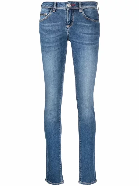 Mršav skinny fit traperice Philipp Plein plava